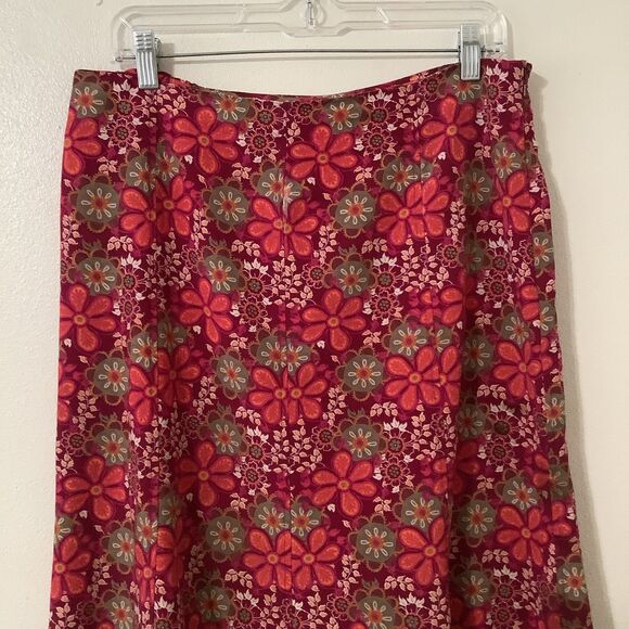 Vintage Y2K Pink Floral Fairy Boho Hippie Cottagecore Fairycore Maxi Skirt 10 - Picture 2 of 8